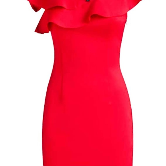 NWT Guess SL Farrah Dress (Black) - Picture 3 of 3